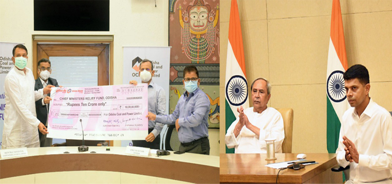 OCPL CONTRIBUTED RS.10 CRS TO CHIEF MINISTER’S RELIEF FUND ON 31MARCH22