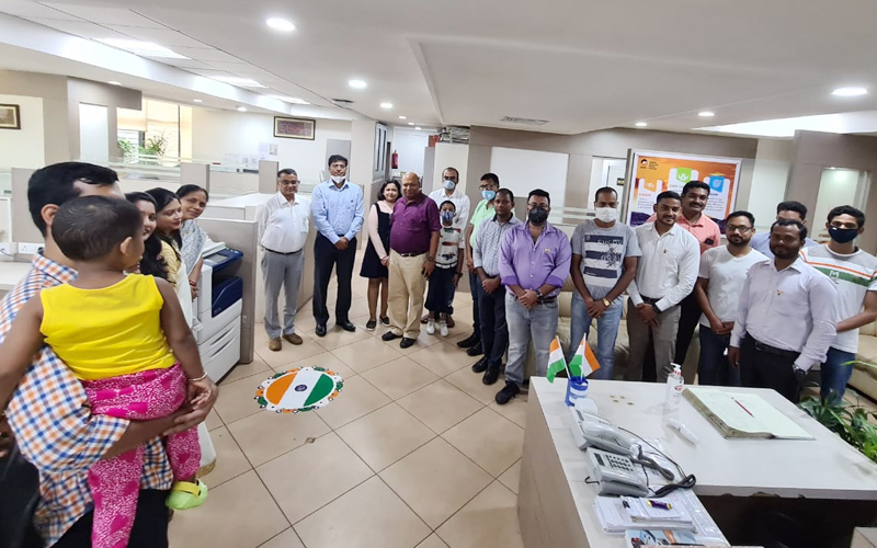 75th Independence day celebration at Corporate office, Bhubaneswar
